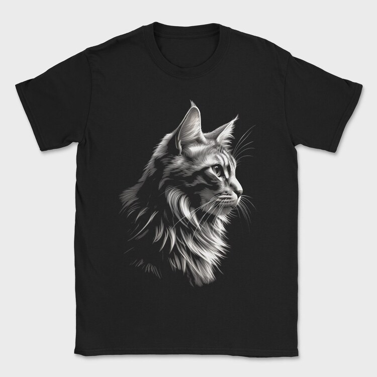 Profile Cat, Tricou Barbati (Unisex)