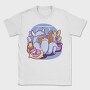 Yeti Monster Reading At Home, Tricou Barbati (Unisex)