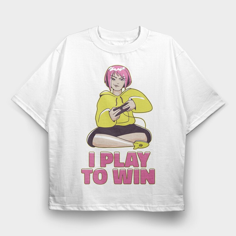 Anime Girl, Tricou Oversize Barbati (Unisex)