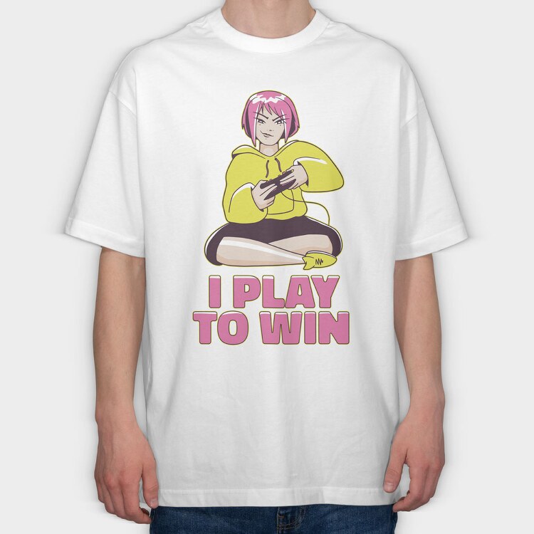 Anime Girl, Tricou Oversize Barbati (Unisex)