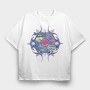 Y3K Recorded Do Not Overwrite Future, Tricou Oversize Barbati (Unisex)