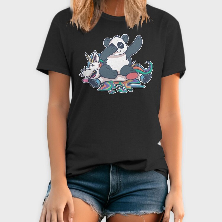 Panda Unicorn Dab, Tricou Barbati (Unisex)