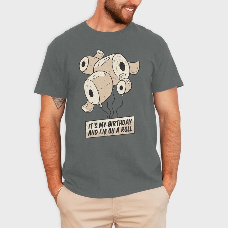 Birthday Toilet Paper, Tricou Barbati (Unisex)