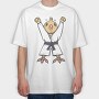 Carate Chicken, Tricou Oversize Barbati (Unisex)