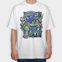 Prehispanic Warrior, Tricou Oversize Barbati (Unisex)