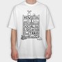 How I Social Distance, Tricou Oversize Barbati (Unisex)
