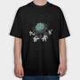 Astronaut Carousel, Tricou Oversize Barbati (Unisex)