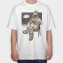 Reading Diver, Tricou Oversize Barbati (Unisex)