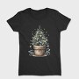 Potted Christmas Tree Tote, Tricou Femei