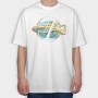 Watercolor Fish Olomina, Tricou Oversize Barbati (Unisex)
