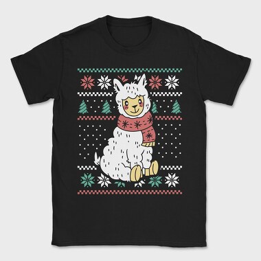 Ugly Sweater Llama, Tricou Barbati (Unisex)