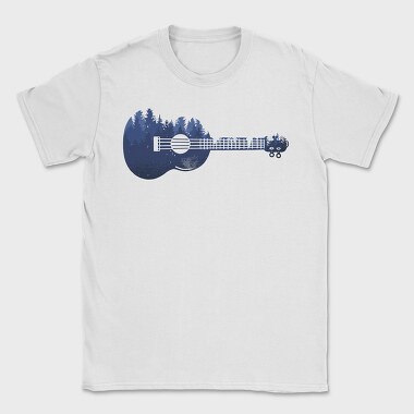 Ukulele Landscape, Tricou Barbati (Unisex)