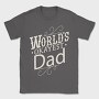 Worlds Okayest Dad Quote, Tricou Barbati (Unisex)