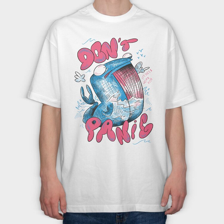 Ocean Creatures 12, Tricou Oversize Barbati (Unisex)