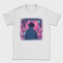 Woman Looking Out Of A Window Dj Party, Tricou Barbati (Unisex)