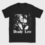 Woman Kissing Skeleton Deadly Love, Tricou Barbati (Unisex)