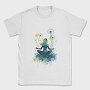 Watercolor Yoga And Meditation Dandelion, Tricou Barbati (Unisex)