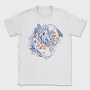 Watercolor Yin Yang Koi Fish, Tricou Barbati (Unisex)