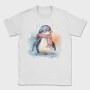 Watercolor Penguin Mug, Tricou Barbati (Unisex)