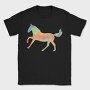 Watercolor Horse Silhouette, Tricou Barbati (Unisex)