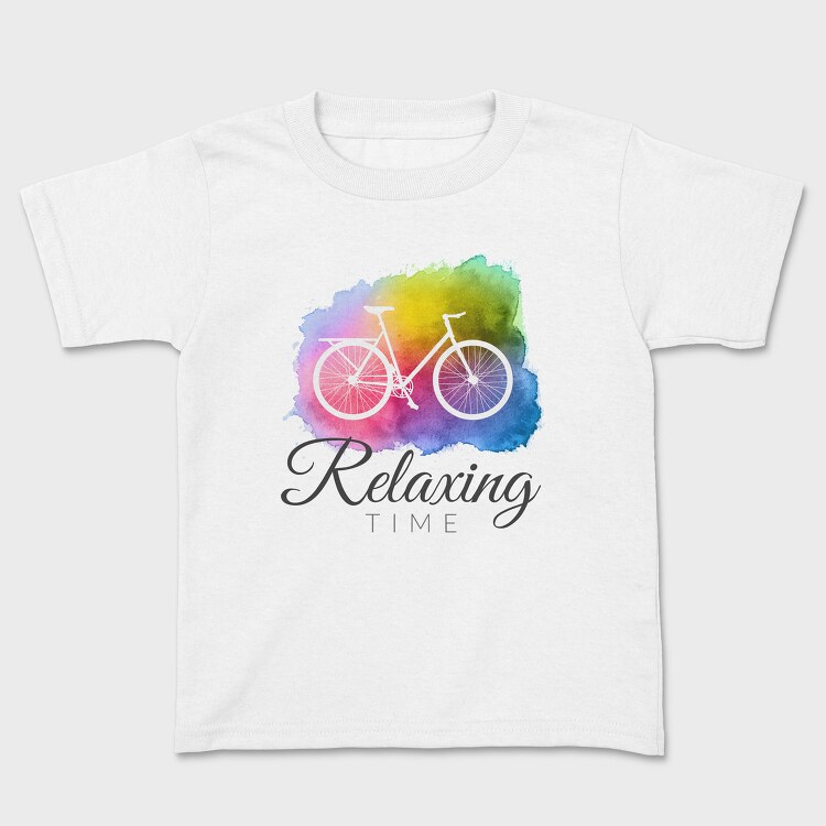 Watercolor Cycling Logo 001, Tricou Copii