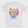 Watercolor Cat, Tricou Barbati (Unisex)