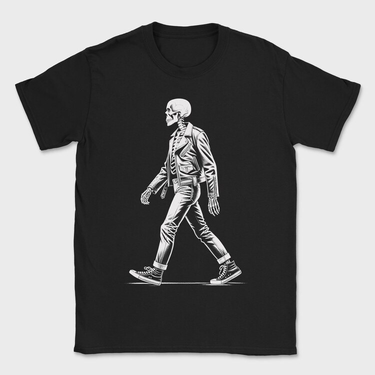 Walking Skeleton, Tricou Barbati (Unisex)