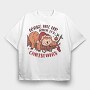 Wake Me Up When Its Christmas Sloth Sleeping, Tricou Oversize Barbati (Unisex)