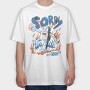 Robot Invasion 04, Tricou Oversize Barbati (Unisex)
