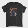 MotorcycleArt RetroStyle, Tricou Barbati (Unisex)