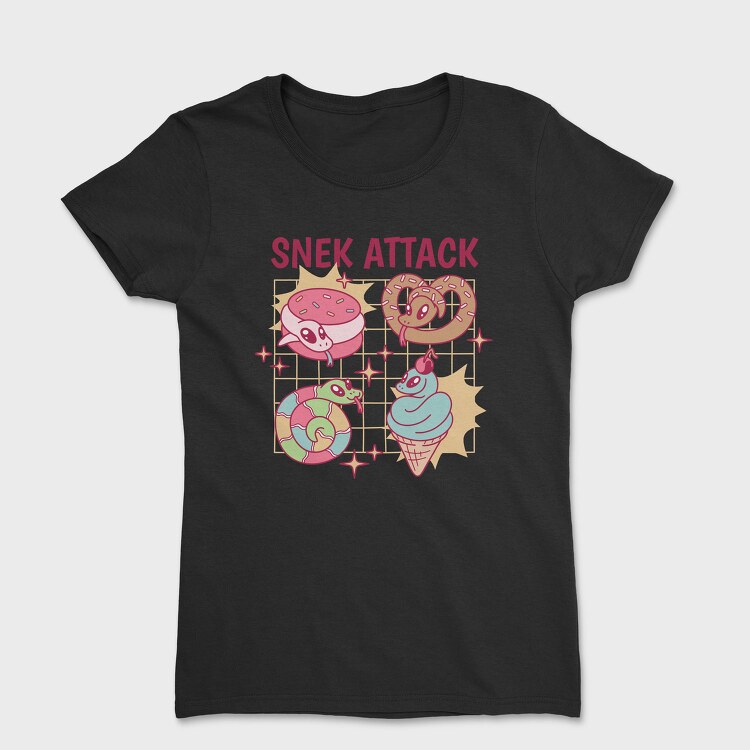 Playful Snake Food, Tricou Femei