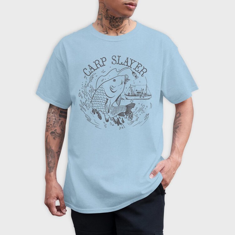 Carp Slayer, Tricou Barbati (Unisex)