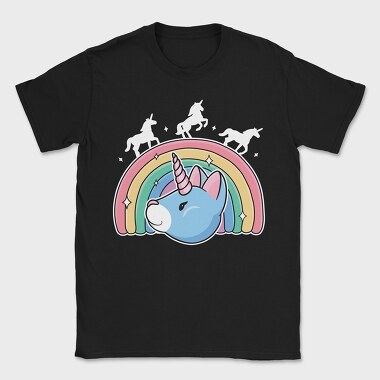 Unicorn Cat Rainbow, Tricou Barbati (Unisex)