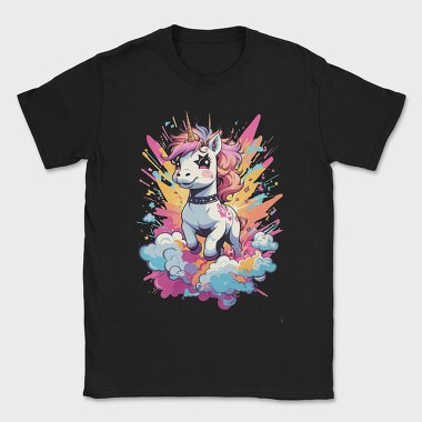 Unicorn Color Splash, Tricou Barbati (Unisex)
