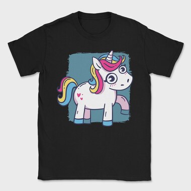 Unicorn Cute Animation, Tricou Barbati (Unisex)