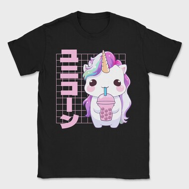 Unicorn Cute Boba Tea, Tricou Barbati (Unisex)