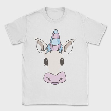 Unicorn Face, Tricou Barbati (Unisex)