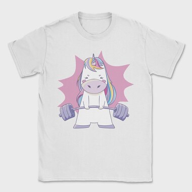 Unicorn Lifting Weights, Tricou Barbati (Unisex)