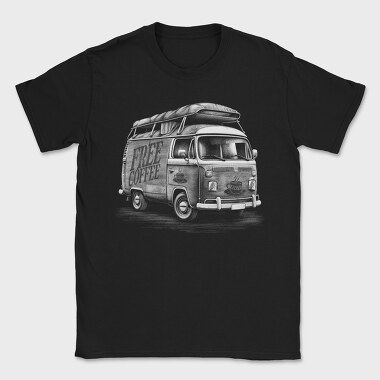 Van Free Coffee, Tricou Barbati (Unisex)