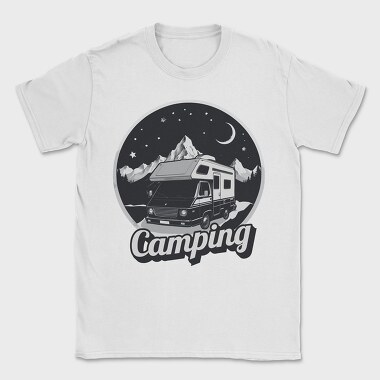 Van Night Camping, Tricou Barbati (Unisex)