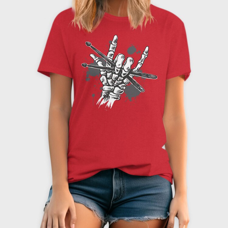 Skeleton Hand Drums, Tricou Barbati (Unisex)