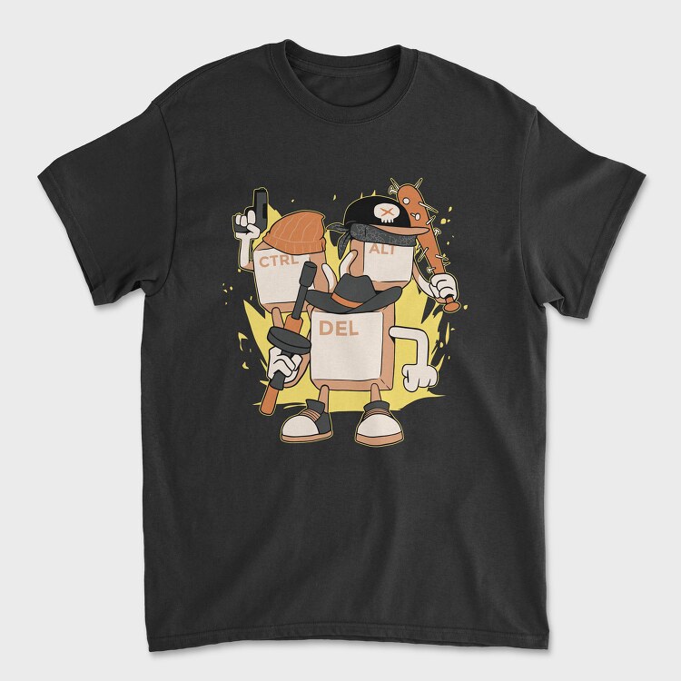 Mafia Keyboard, Tricou Barbati (Unisex)