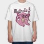 Playful Axolotl Mathalotl, Tricou Oversize Barbati (Unisex)