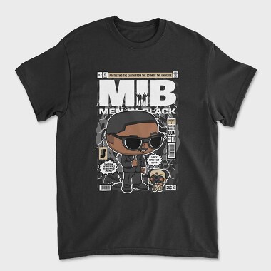 Agent J Comic Pop Art, Tricou Barbati (Unisex)