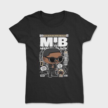 Agent J Comic Pop Art, Tricou Femei