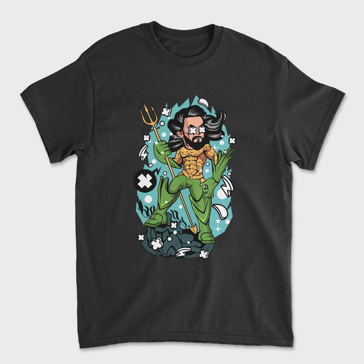 Aquamans Trident 1, Tricou Barbati (Unisex)