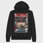 Brets Rockin Skull Guitar, Hanorac Oversize Barbati (Unisex)