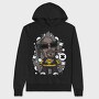 Cool Monkey Smoke, Hanorac Oversize Barbati (Unisex)