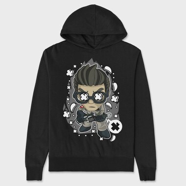 Cyberpunk Aviator, Hanorac Oversize Barbati (Unisex)