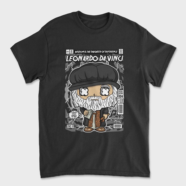 Da Vincis Wisdom, Tricou Barbati (Unisex)
